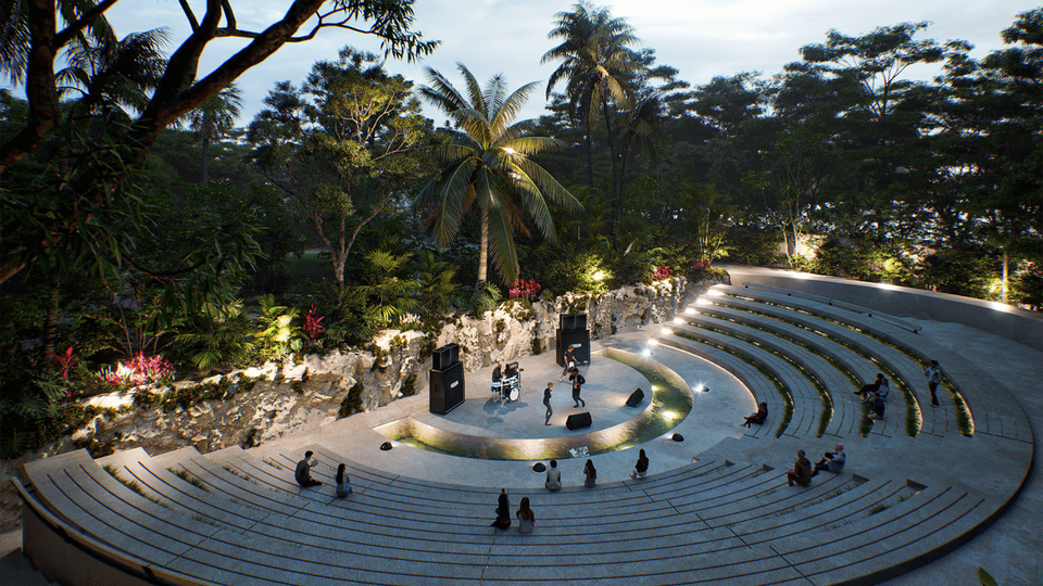 Anfiteatro en Ciudad Central Progreso