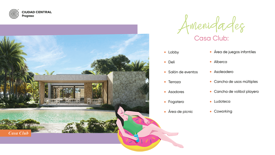 Amenidades de la Casa Club